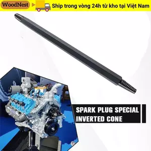 Dụng cụ tháo bugi bị hỏng WOODNEST, Dụng cụ tháo bugi bằng thép Carbon đa năng, Dụng cụ tháo vít hình nón đảo ngược chắc chắn đa năng chuyên nghiệp Sửa chữa ô tô