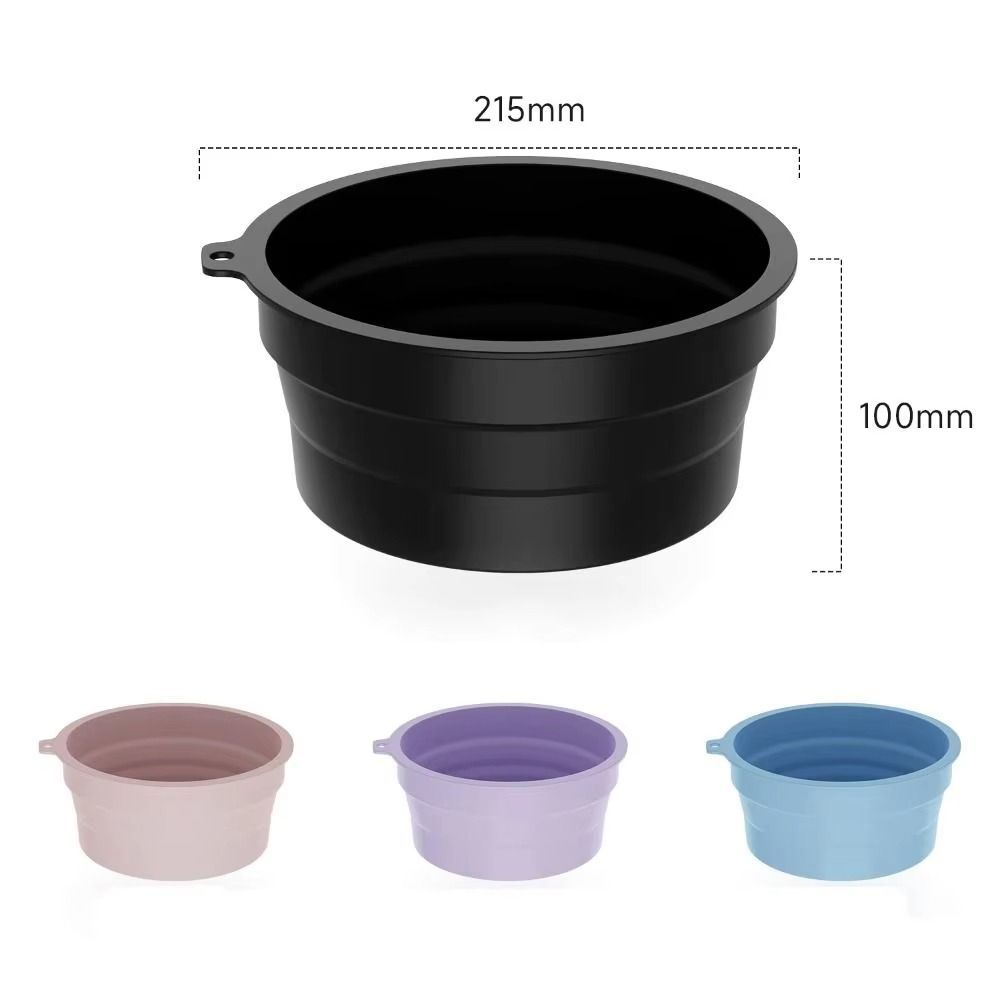 Bát tắm đá mặt có thể gập lại DONOVANQQ, Bát rửa mặt có thể gập lại bằng silicon không chứa BPA, Khay đá tích hợp mềm đa chức năng Chậu rửa làm mát Chăm sóc da