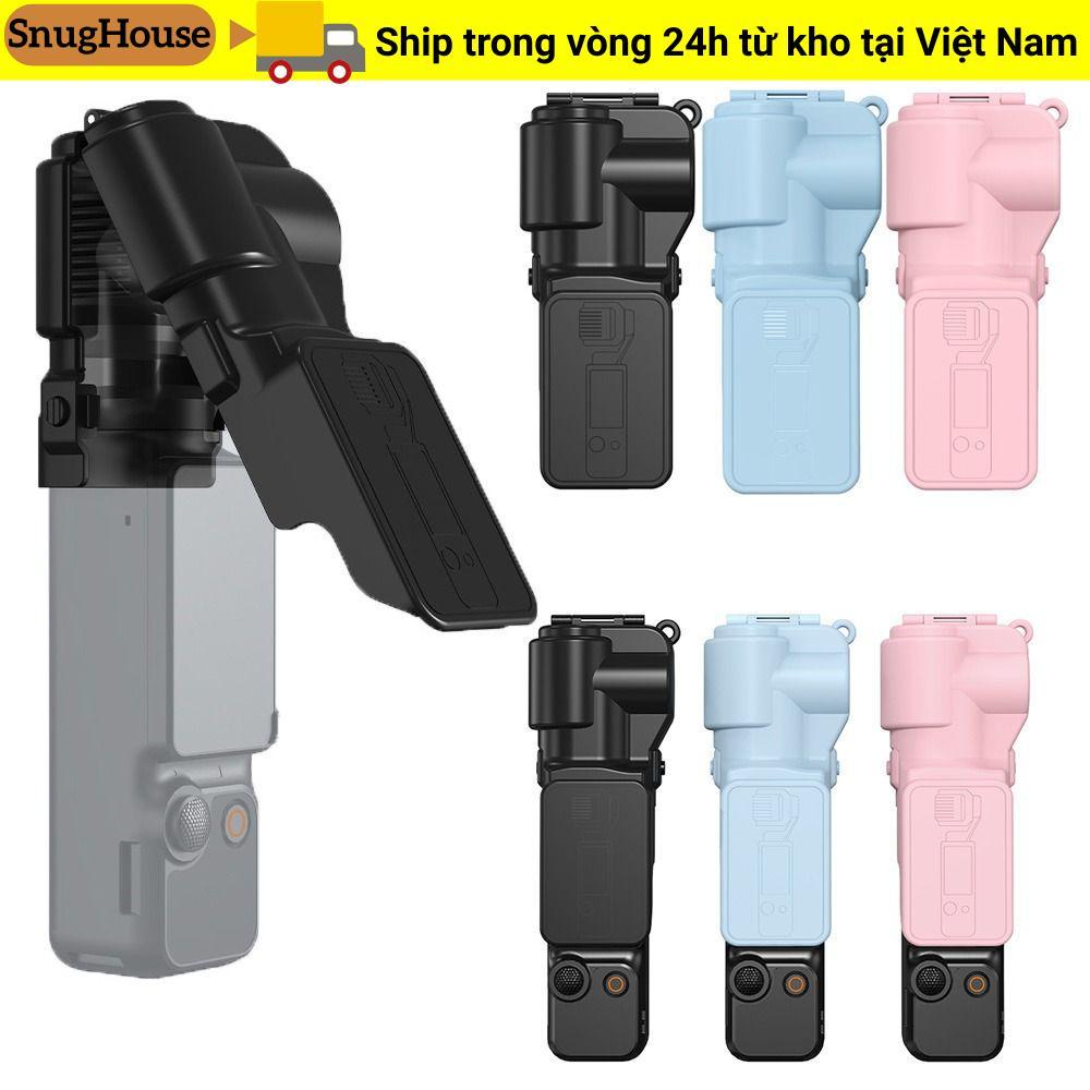 SNUGHOUSE Gimbal Vỏ bảo vệ, Flip Cover Bảo vệ màn hình chống bụi, Chống trầy xước Nhẹ với lớp lót mềm Vỏ bọc ống kính cho DJI Osmo Pocket 3 Phụ kiện máy ảnh