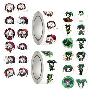 Trò chơi 500 chiếc Rạp xiếc quái dị‌ Pierrot Harlequin Dán KIds DIY Nhật Ký Hướng Dẫn Sử Dụng Sách Trang Trí Điện Thoại Đồ Chơi