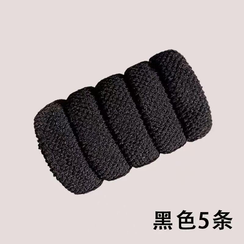 Mới Dày Dày Dày Độ Đàn Hồi Cao Dây Buộc Tóc Dây Cao Su Đầu Dây Buộc Tóc Bền Liền Mạch Dây Buộc Tóc PTWO