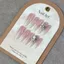 Blush Handmade Mèo Làm Trắng Mắt Gradient Phong Cách Pháp Mang Tính Khí Làm Móng Tay Màu Khỏa Thân Nhấp Nháy Miếng Dán Kim Cương Cao Cấp Bóng