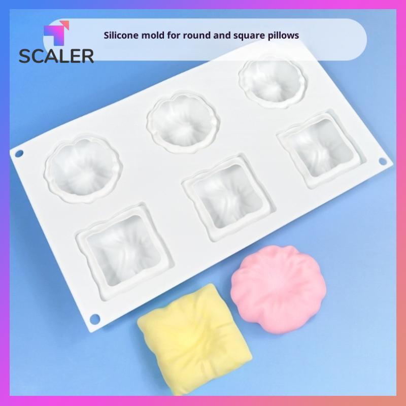 SCALER Silicone 3D Gối Mousse Khuôn Bánh Đan Len Bóng Hình Không Sti Sáng Tạo Máy Nướng Cho Tiệc Ngày Lễ Làm Bánh Hiện Tại.
