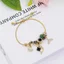 Pan Phong Cách Kim Cương Đính Đá Vương Miện Hoa Đính Hạt Vòng Tay Nữ Bạn Gái Cao Cấp Thép Không Gỉ Cá Heo Mặt Dây Chuyền Vòng Tay Trang Sức