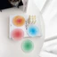 Đơn Giản ins Phong Cách Acrylic Coaster Tròn Hoàng Hôn Gradient Bắc Âu Đạo Cụ Chụp Hình Trang Trí Đồ Trang Trí Cách Nhiệt