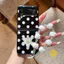 Phone Case For SAMSUNG Galaxy ZFlip7 / Z Flip 6 / Z Flip 5 / Z Flip 4 / Z Flip 3 TPU Chain Polka Dot Lily Polka Dot Aesthetic Korean Cute