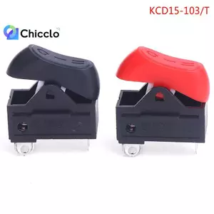 Công tắc máy sấy tóc chất lượng cao KCD15-103 / T Roer Switch 3 vị trí Công tắc thuyền ON-OFF-ON Đẹp