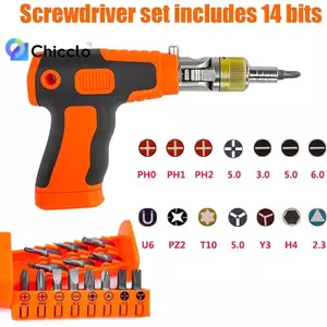Bộ tuốc nơ vít Ratcheting có thể điều chỉnh 16 trong 1 Dụng cụ điều khiển đai ốc từ tính Sửa chữa điện tử đa chức năng Dụng cụ tuốc nơ vít cầm tay đẹp
