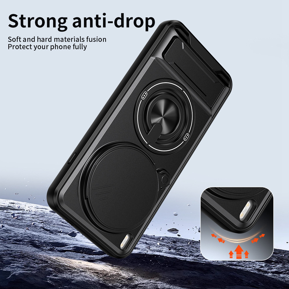 Ốp Điện Thoại Đa Năng Sang Trọng Thích Hợp Cho Vivo X300 Pro Ultra X200 FE 5G Dây 360°Giá đỡ vòng có vỏ máy ảnh Vỏ bảo vệ toàn diện chống sốc
