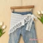 Khăn Thắt Lưng Nữ Thanh Lịch Buộc Hình Tam Giác Hoa hông Khăn Phụ Kiện Thời Trang