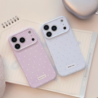 [Sheren] Ốp Điện Thoại Niche Chấm Bi Thích Hợp Cho i17 16 15 14 13 12 11 pro max Vỏ Bảo Vệ Chống Sốc