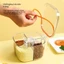 Hộp Gia Vị Một Nhà Bếp Nhiều Lưới Đa Năng Trong Suốt Gia Vị Lọ Muối Tiêu Bột Ngọt Kết Hợp Hộp Gia Vị Bảo Quản Bình