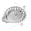 Yoo Vỏ Hình Bát Salad Inox Đĩa Phục Vụ Trang Trí Đai Ốc Khay Trưng Bày Cho Tiệc Ăn Trang Trí Nhà Cửa
