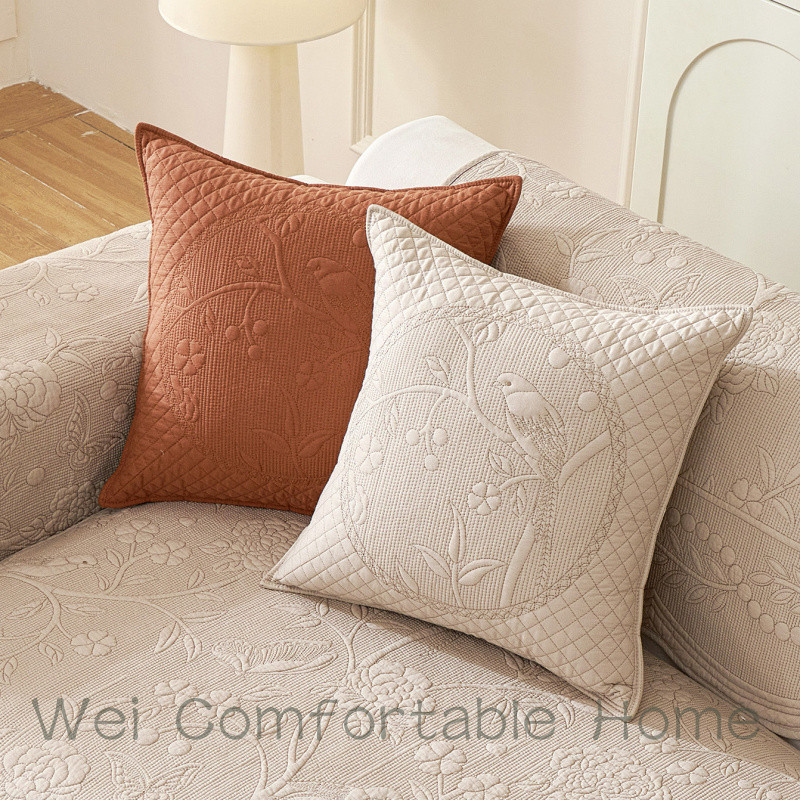 Retro Pháp Nguyên Chất Cotton Sofa Đệm Chống Trơn Trượt Sofa Bốn Mùa Đa Năng Sofa Khăn Mới Trung Quốc Đệm