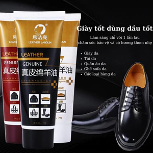 Tuýp xi kem đánh bóng đồ da, giày da cao cấp
