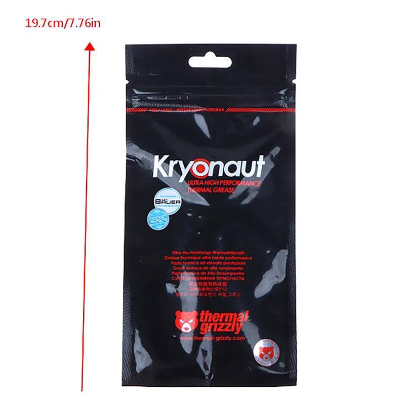PNPIA- 1g Nhiệt Grizzly Kryonaut Extreme KE Dán Nhiệt Cho CPU / GPU Cooler Dung Tích Lớn Hợp Chất Làm Mát Mỡ Silicon