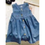 Bé Gái Denim Áo Váy Xuân Thu 2025 Phong Cách Mới Trẻ Em Phong Cách Hàn Quốc Thời Trang Cho Bé Mùa Xuân Không Tay Đầm