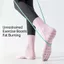 Tất Pilates OUSXA dành cho nữ, Tất tập Yoga chuyên nghiệp chống trượt bằng vải Cotton, Tất ống giữa co giãn cao thấm mồ hôi thoáng khí để tập thể dục