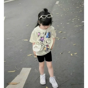 Sét Bé Gái HỌA TIẾT HÌNH THÚ MÈO HELLOKYTY K.Kid Bộ Mùa Hè Chất Cotton Mềm Mát size 8-20kg M99