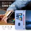 YJD Ốp Lưng Cho Honor 600 Pro Màu Trơn Sợi Carbon Thiết Kế Họa Tiết Thẻ Da Solots Dây Đeo Tay TPU Mềm Chống Rơi Vỏ Điện Thoại