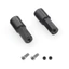2 Chiếc Kim Loại Trục Sau Trục Adapter Phụ Kiện Cho WPL D12 C14 C24 C34 B24 B36 MN D90 D91 MN99S RC Phụ Kiện Xe Hơi