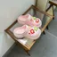 Giày Lỗ Cao Cấp 6.5cm Nữ Mùa Hè Thoáng Khí Chống Trơn Trượt Dày eva Dép Đế Dày Mỏng Hơn Nhìn Baotou Đi Biển