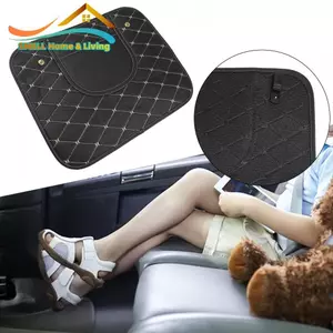 Chống Đá Miếng Lót Thảm Ghế Sau Phụ Kiện Ô Tô Da PU Bao Da Vải