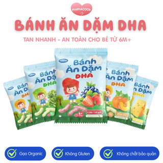 [MUA 10 TẶNG 5] Combo 10 túi Bánh Ăn Dặm DHA Yobite 7gr đủ vị, Gạo Organic Tan Nhanh, An Toàn Bé n
