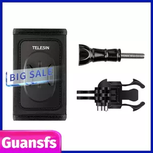 Guansfs Guansfs TELESIN Camera Hành Động Dây Đeo Ba Lô Gắn Kẹp Tương Thích Với DJI OSMO GoPro Hero 8/7/6/5 Máy Ảnh Thể Thao