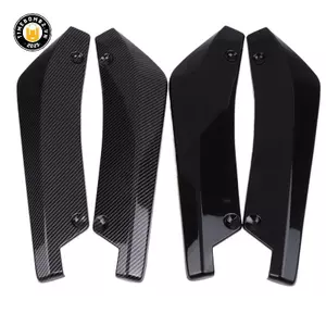 {TB & Bag} 1 Cặp Winglets Sợi Carbon Nối Dài Váy Bên Đa Năng Phía Trước Xe Phía Sau Dải Ốp Lưng Môi Khuếch Tán Bộ Chia Miếng Dán Chống Trầy Xước.