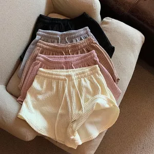 Quần Short Thể Thao Rời Cao Cấp Mùa Hè Thường Ngày Quần Tập Yoga Chạy Nhà Quần Short Nữ Hàn Quốc Quần Short Ống Rộng Quần Pyjama