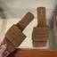 TT 2026 Phong Cách Mới Mũi Vuông Ống Hút Dép Nữ Dệt Flip-Flops Dép Nêm Dép