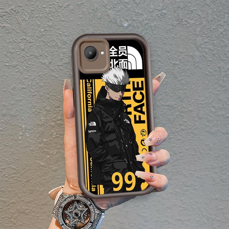 Ốp Lưng Cho Realme C30 C30S Hoạt Hình Silicon Điện Thoại Thông Minh Mềm TPU Jujutsu Kaisen Anime Mắt Thiên Thần Chống Sốc Ốp Lưng