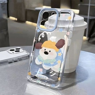 Dành Cho IPhone 17 16 15 14 13 12 11Pro Max XSMax 6 7 8 Plus Phim hoạt hình chạy chó không gian điện thoại trường hợp