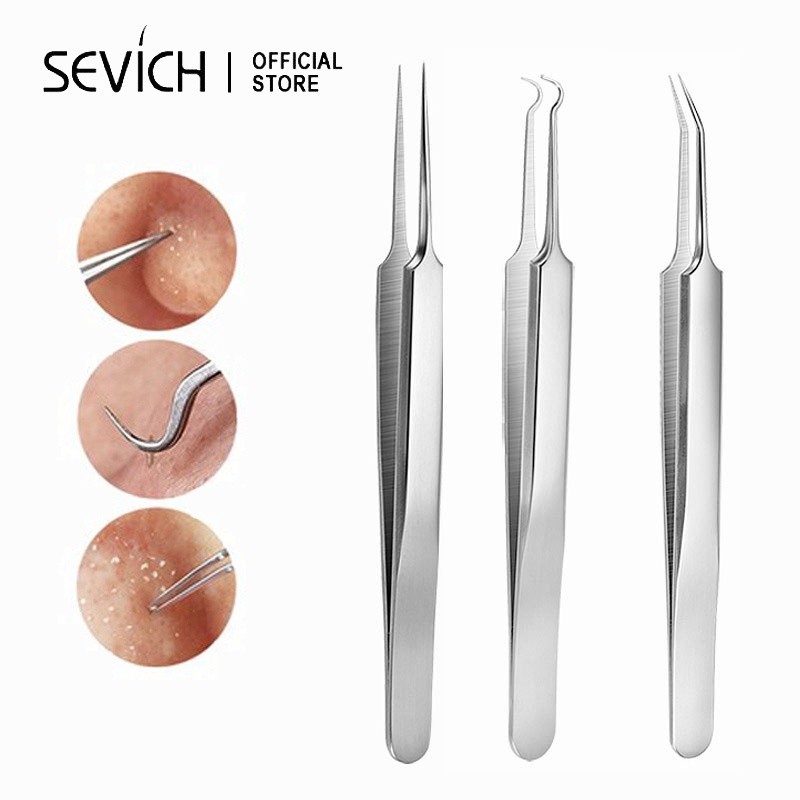 Nhíp lấy mụn đầu đen SEVICH an toàn tiện lợi
