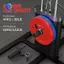Pin cân nặng xếp gọn, pin điều chỉnh bằng lò xo và bàn đạp chân tăng cường lực