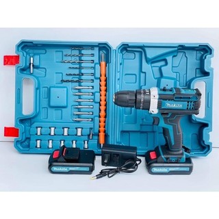 (RẺ QUÁ)   Máy khoan pin 72V 3 chức năng khoan tường,bắn vit,mở bulong- Tặng kèm 24 chi tiết