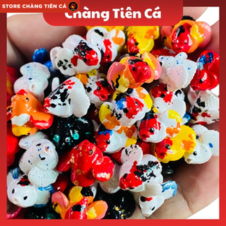Cây Kè Cá Betta Dài 15cm Được In 3D Sắc Nét Màu Tươi Cá Sung Kè Mạnh Bung Vây Bung Đuôi