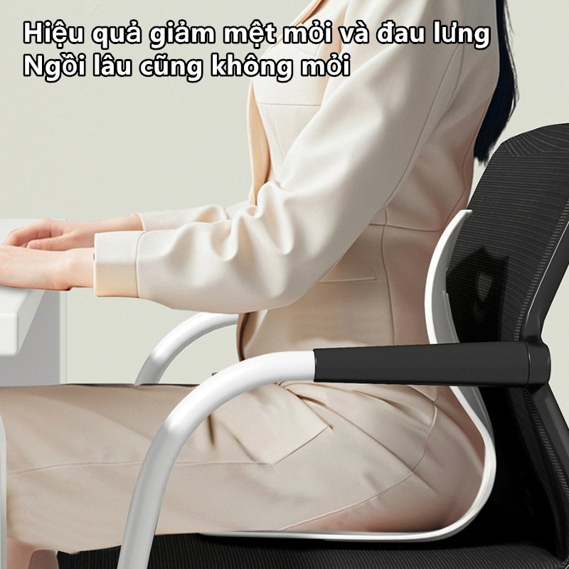 Ghế bệt tựa lưng công thái học hỗ trợ cột sống giảm đau lưng ngồi lâu thoải mái phòng học ký túc