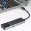 Thẻ âm thanh quang ngoài USB 6 trong 1 Bộ chuyển đổi âm thanh đa chức năng cho máy tính xách tay Thẻ âm thanh nhôm