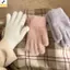 Găng Tay Giả Chồn Nhung Năm Ngón Ấm Áp, Phù Hợp Mặc Ngoài Trời Và Đi Xe Đạp