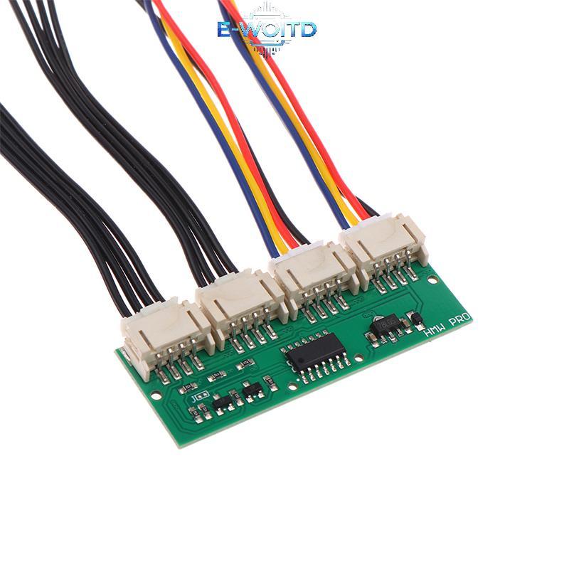 E-WOITD 12V 4 trong 1 Vuông 4Pin Mô Phỏng Quạt Giả Lập Đặc Biệt Cho Antminer S21 S19kpro T21 KS5 KS5pro Quạt Spoofer Dummer E-WOITD