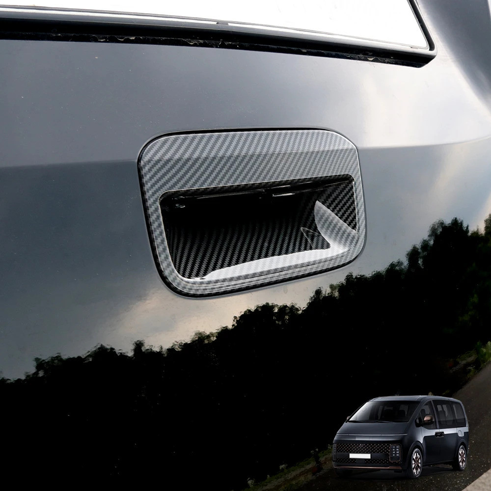 Xe Điều Chỉnh Sợi Carbon Cốp Xe Tay Cầm Viền Bên Ngoài Phần Dành Cho Xe Hyundai Staria 2021-2026 Phụ Kiện