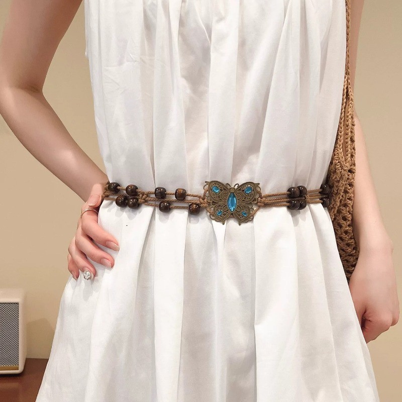 Đầm dây xích bohemian retro với thiết kế dân tộc và phong cách Trung Hoa mới lạ