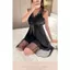 Ngọt Ngào Nguyên Chất Desire Phong Cách Sling Váy Ngủ Ice Silk Gợi Cảm Mỏng Phong Cách Gạc Bộ Đồ Ngủ Ren Cao Cấp Chấm Bi Loungewear