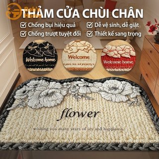 Thảm cửa sinh thái tre chống trượt siêu thấm có thể giặt được Thảm trải sàn hình chữ nhật