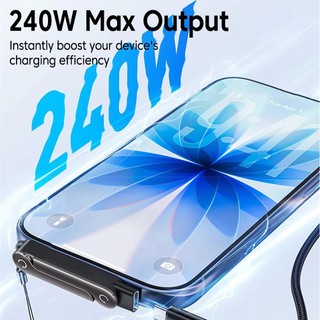 240W USB C sang USB C Sạc nhanh Giá đỡ có thể gập lại Đầu nối Loại C Giá đỡ máy tính để bàn Bộ sạc
