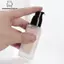 Nhíp 15 / 30ml Chai Bơm Rỗng Thủy Tinh Chất Lỏng Nền Hộp Đựng Trang Điểm Trong Suốt Vuông Có Thể Đổ Lại Chai Bơm Di Động VN