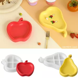 KIKIN Khay Nhựa Hình Trái Cây Khuôn Silicon Cấp Cho Thủ Công Xà Phòng Chocolate Khay Bảo Quản Và Đúc Nhựa