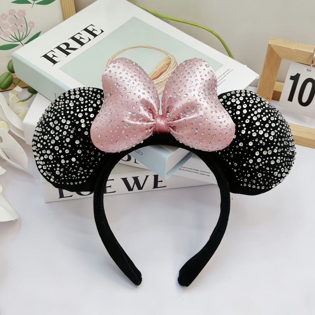 Băng Đô Mickey Nile Kỳ Nghỉ Ảnh Chống Trơn Trượt Sáng Kim Cương Mũ Hỗn Hợp Lô Băng Đô 26.4.26